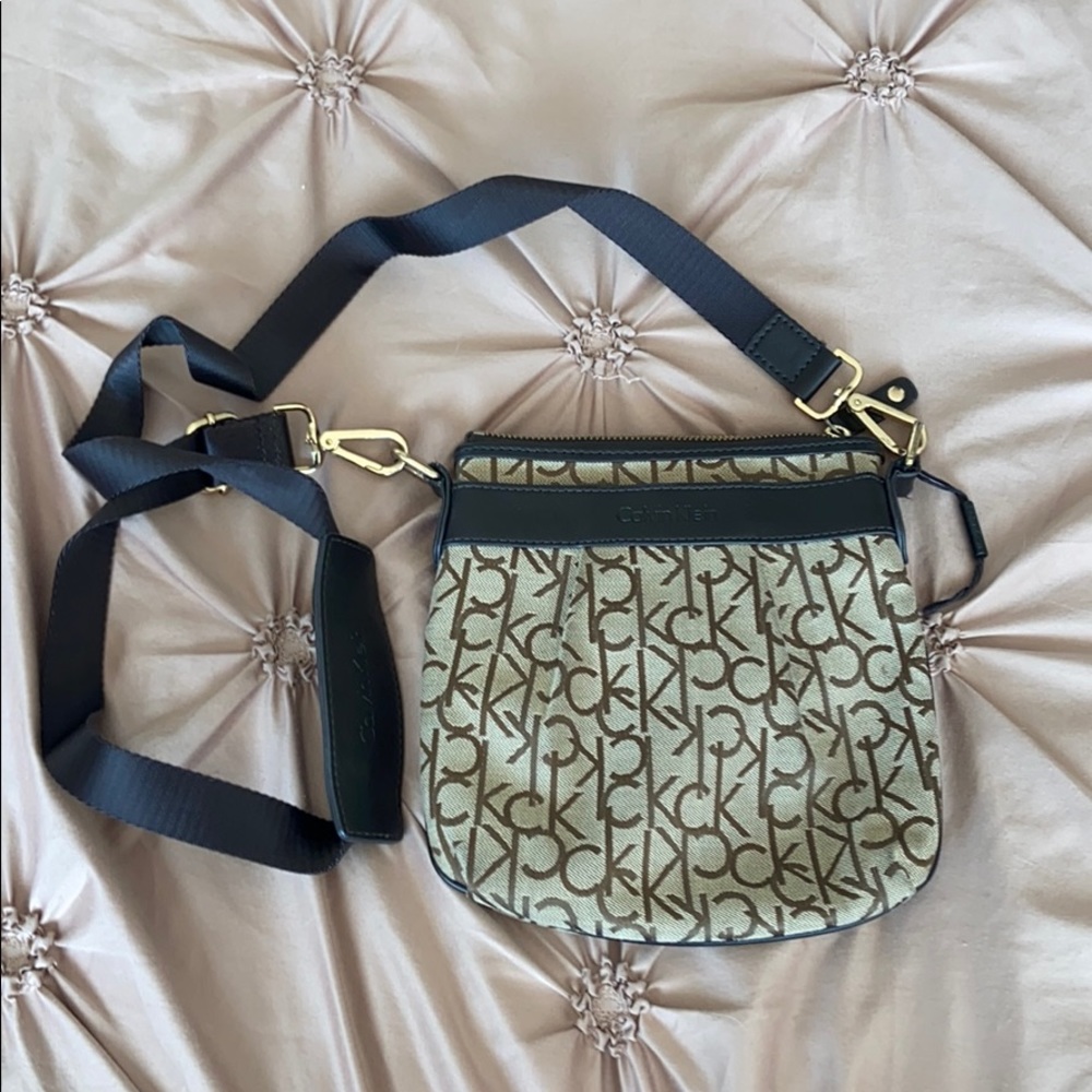 Calvin Klein Monogram Logo Crossbody